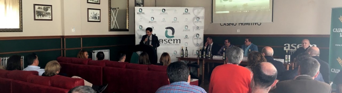 El presidente de la Diputación de Jaén fija la comercialización y la agrupación de la oferta como dos de los principales retos del sector oleícola El presidente de la Diputación de Jaén fija la comercialización y la agrupación de la oferta como dos de los principales retos del sector oleícola