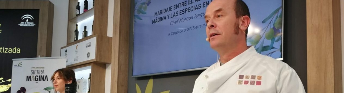 Los AOVES de Sierra Mágina y Priego de Córdoba, protagonistas culinarios en el stand de la Junta en Expoliva Los AOVES de Sierra Mágina y Priego de Córdoba, protagonistas culinarios en el stand de la Junta en Expoliva