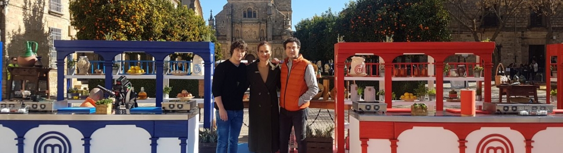 Úbeda promociona su patrimonio monumental y las bondades del AOVE en la grabación de «Masterchef» Úbeda promociona su patrimonio monumental y las bondades del AOVE en la grabación de «Masterchef»