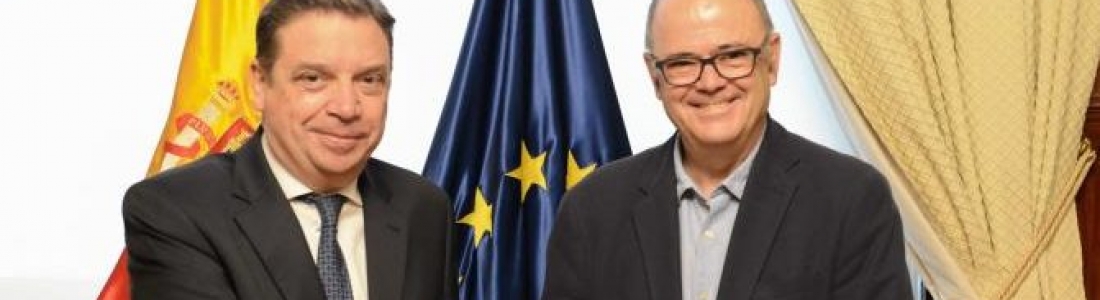 Luis Planas analiza con el presidente de Seiasa la situación del regadío en España Luis Planas analiza con el presidente de Seiasa la situación del regadío en España