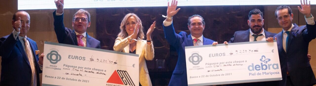 La Fundación Grupo Oleícola Jaén recauda en la segunda edición de su cena solidaria 10.451euros para donar a asociaciones La Fundación Grupo Oleícola Jaén recauda en la segunda edición de su cena solidaria 10.451euros para donar a asociaciones